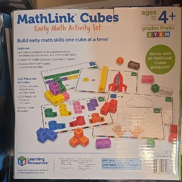 MathLink Cubes Early Math Activity Set - Picture 2 of 2